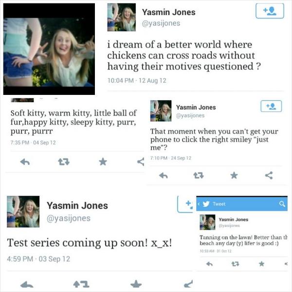 Grade 8 was obviously a tough year on twitter for you <a href="/Yas_jones_new/">YasminJones</a> 😉