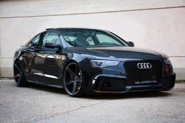 FancyLuxuryCars's tweet image. Black Audi