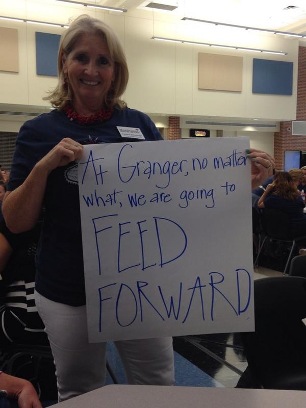 brandyk80's tweet photo. Granger wants to feed forward! @KayGrangerElem #NISD2014-18 http://t.co/bOGhTzH04C