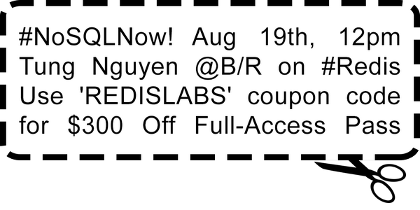 cameronperon's tweet image. MT @RedisLabsInc: #NoSQLNow! ... redislabs.com/blog/nosqlnow-…