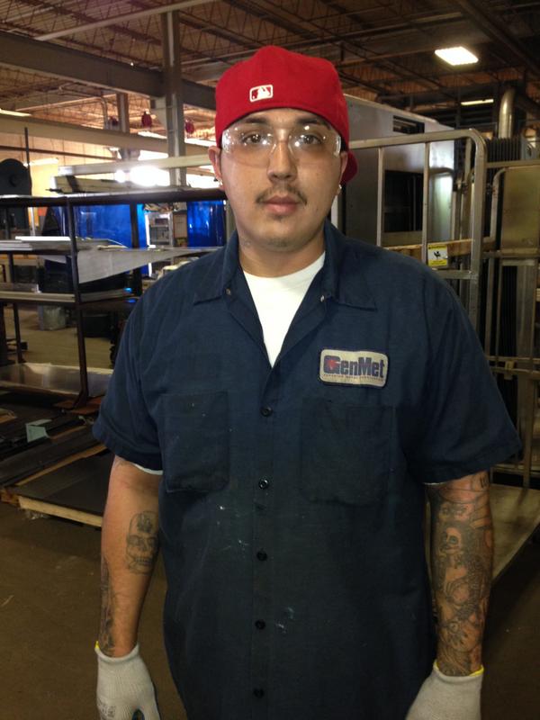 Gen_Met's tweet photo. Say hi to our new employee, Bryant! We are seeking experienced operators ..apply now so you can be the next! #hiring http://t.co/uof7Ijhy3w