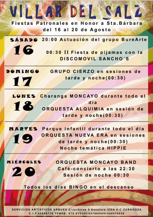 Comision_Villar's tweet photo. Fiestas patronales VILLAR DEL SALZ, del 16 al 20 de Agosto @FIESTASPTERUEL @FiestaTeruel http://t.co/6FdUbEtMJ3