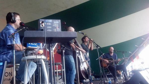 Alejandra Ribera performing at #efmf Stage 7 on <a href="/CBCRadioActive/">CBC Radio Active</a>