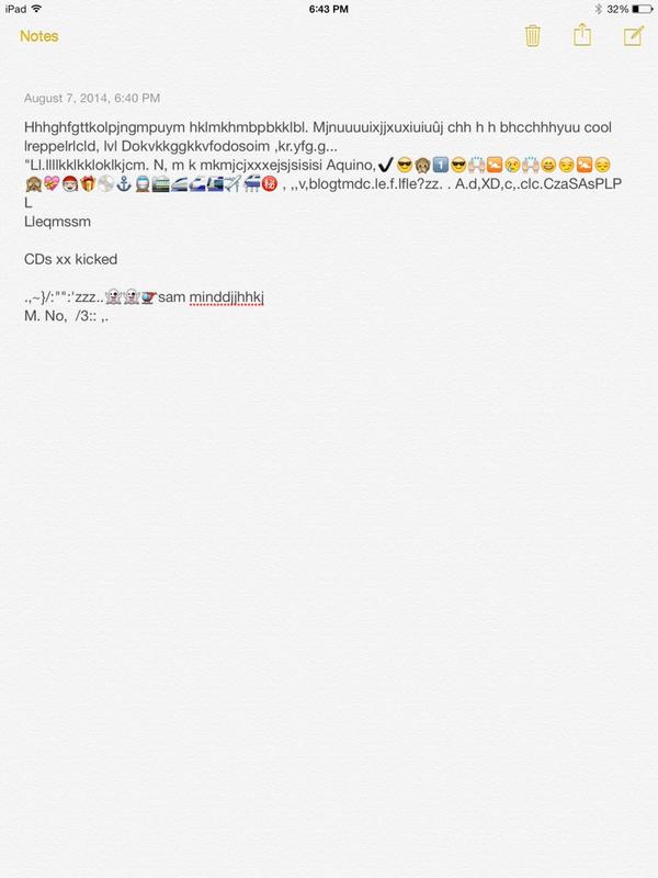 BenjiVenner's tweet photo. //I gave my son my iPad and this is what he did. 😂😂😂 http://t.co/bQvXkjVUrE