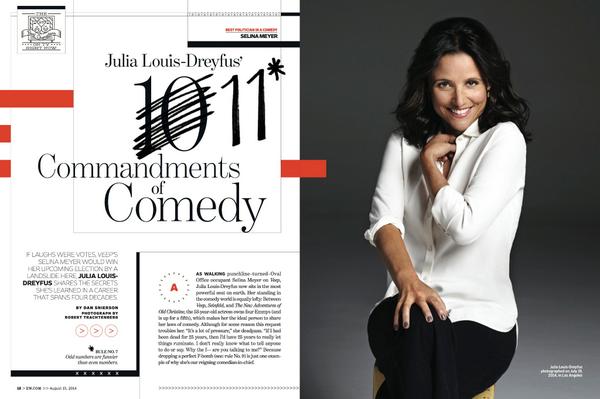 Julia Louis-Dreyfus covers and is featured in the latest issue of Entertainment Weekly.  Styling by <a href="/CristinaEhrlich/">Cristina Ehrlich</a>