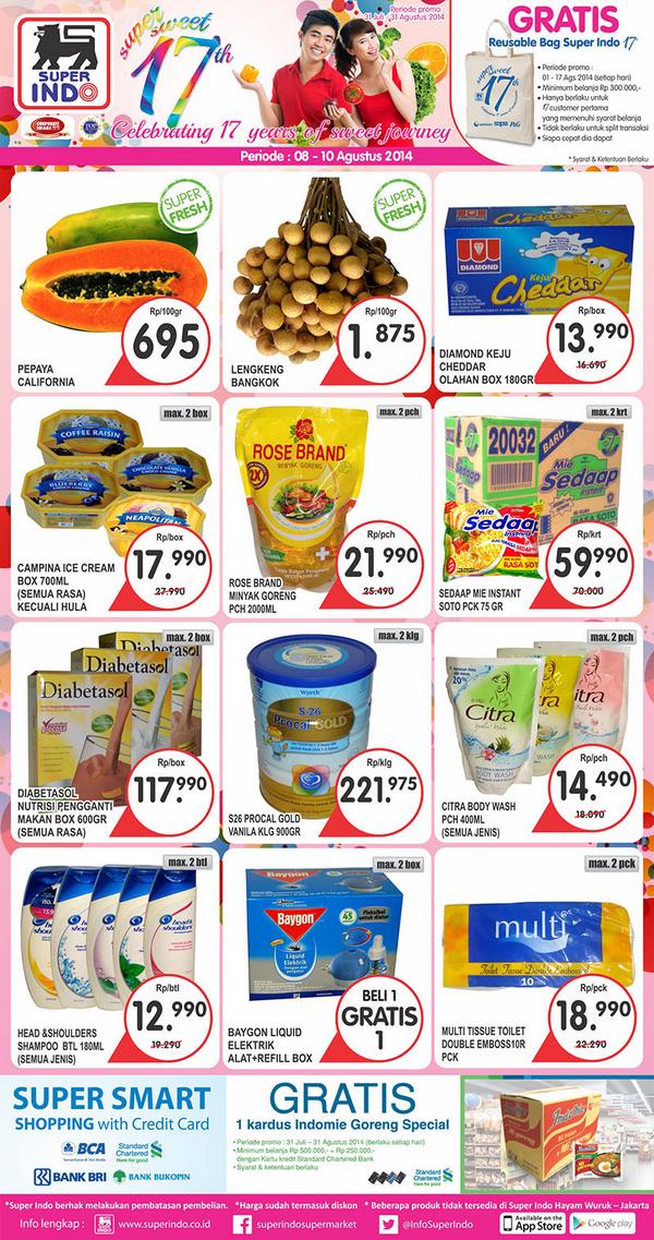 InfoSuperIndo's tweet photo. Selamat pagi, SIS! Berikut promo koran Kompas (edisi 8-10Ags'14). Happy shopping! Info: http://t.co/XUCZrRJkt5 http://t.co/9yyVnA1r4y