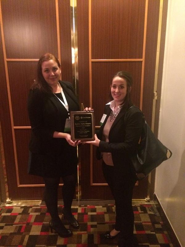 bap_pdx's tweet image. Thanks to @GrantThorntonUS and @_BetaAlphaPsi ! We&apos;re honored to win the 2014 Ethics Award. #BAPAM14