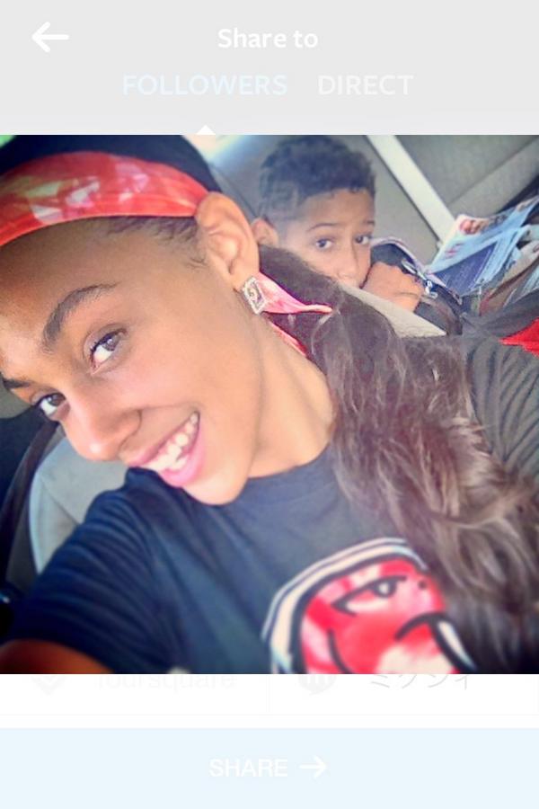 G3_II's tweet photo. Glad to have my sister back home especially in the gym putting in work where it all started @KysreRae 👫🏀💦 http://t.co/VaJ23NWfZg