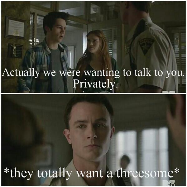 admonerc's tweet image. *they totally want a threesome*