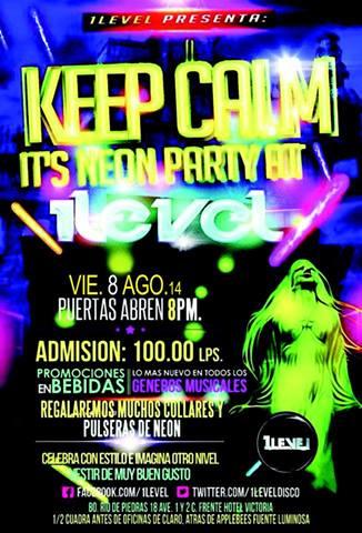 1LevelDisco's tweet image. #NeónParty #OneLevel #TuDiscoDePrimerNivel