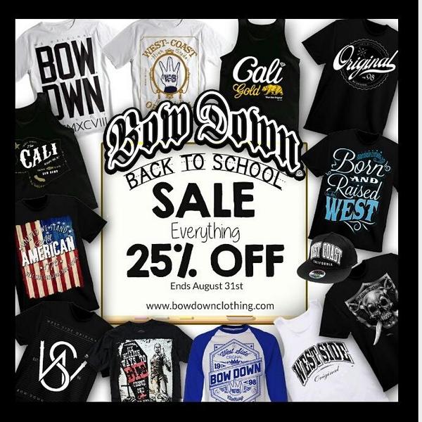 bowdownclothing's tweet photo. 25% off entire store - The Back to School Sale is here! http://t.co/Go8fJWimoK