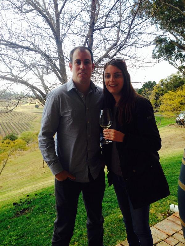 k8ferman's tweet photo. Hunter Valley wine tasting! @LucyFerman @HappyHumanistUK http://t.co/7b5GWDjN93