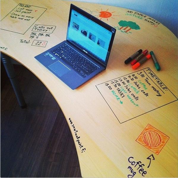 Masalarınız daha fonksiyonel hale gelecek! #SihirliBoyalar