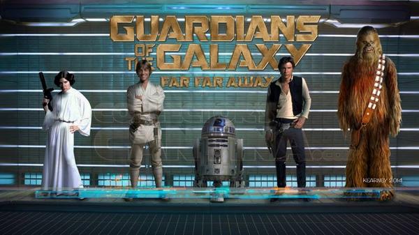 ClassicStarWars's tweet photo. #starwars guardians of the galaxy far far away http://t.co/ZfUibXabM2
