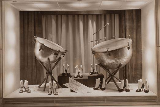NYPhilArchive's tweet photo. In the 1950s, @nyphil advertising got a little out of hand.....#DisplayWindows #DelmansShoes http://t.co/PD5ArNyMMU