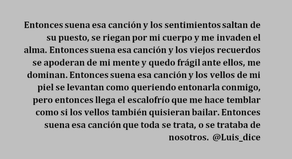 Luis_dice's tweet photo. Entonces suena esa canción. http://t.co/w1MhOkNodd