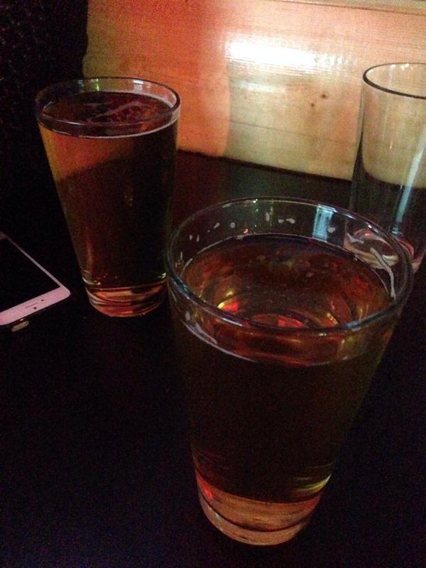 Real Orlando's drink angry orchard wirh fireball. #Orlandopocalypse #thirstythursday