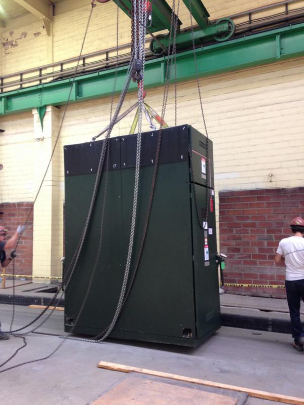 olesovhcom's tweet photo. #BHS the switchgears for the #BHS3 http://t.co/rBUKh6jGht