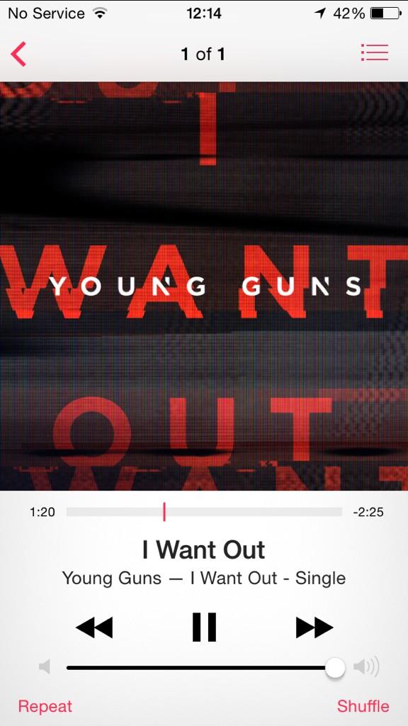 MeltdownDirect's tweet image. We just purchased this beauty. We strongly suggest you do the same. Go check out @YoungGunsUK - I Want Out