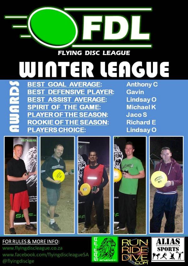flyingdisclge's tweet photo. Here it is!
Winter League Awards
@SAfmSS @saffa_sa @AliasSports @ATJabu @benonicitytimes @DOITNOWMag http://t.co/uhqsluagl3