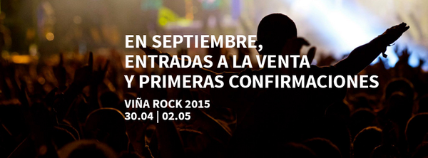 VinaRockOficial's tweet photo. Viña Rock 2015 tendrá lugar del 30 de abril al 2 de mayo.En septiembre entradas a la venta y primeras confirmaciones http://t.co/08de4fS8Wl