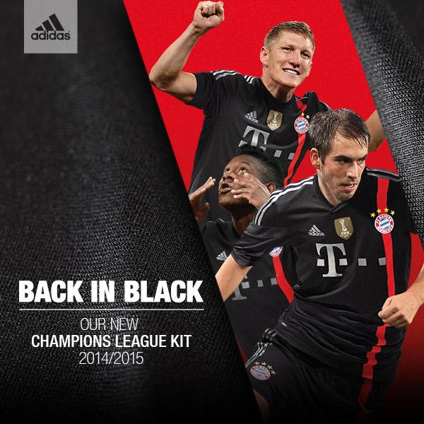 Bayern Munich on Twitter: in Black! your new 2014/15 Champions League Kit: http://t.co/Vu6e4JuYsx / Twitter