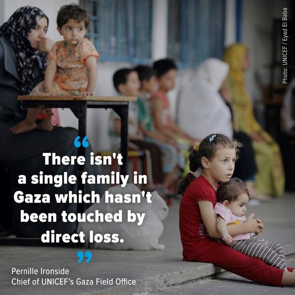 UNICEF's tweet photo. Conflict in #Gaza is having a “catastrophic and tragic impact” on children. http://t.co/KYK5v7NhFS  Via @nytimes http://t.co/oaqMlDwydA