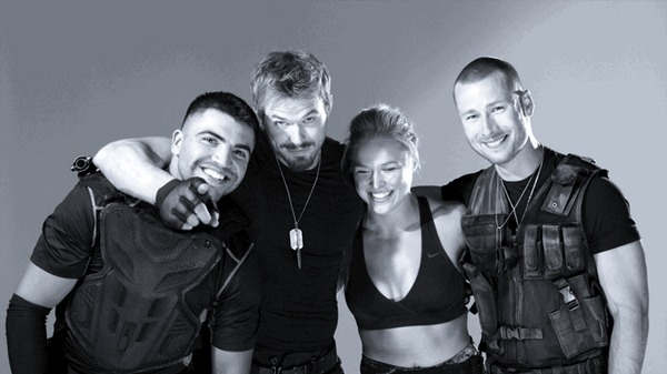ExpendablesUK's tweet photo. Time to meet the new guys &amp; girl joining Stallone &amp; his bad ass crew!  #EX3 http://t.co/6DnAMRSaw5 http://t.co/MKc85mbrzv