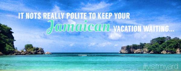 It's not really polite to keep your #jamaican vacation waiting #visitmiyard