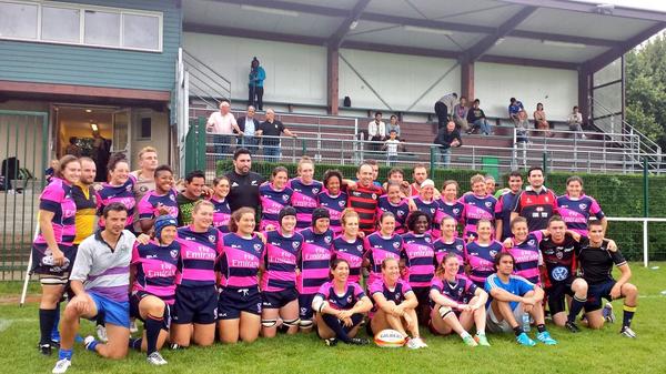 USARugby's tweet photo. Solid practice ahead of #WRWC2014 match against New Zealand. Thanks to @USROrugby for the scrimmage today! #Finalin14 http://t.co/U5j3qDYXDy