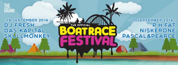 gusnoppe's tweet photo. @BoatRaceFest Venue: BARMUDA
Fri: @DJFreshSA @iamDasKapital @skullmonkeydub 
Sat: @phfat @niskerone @PascalandPearce http://t.co/d04clLDz1J