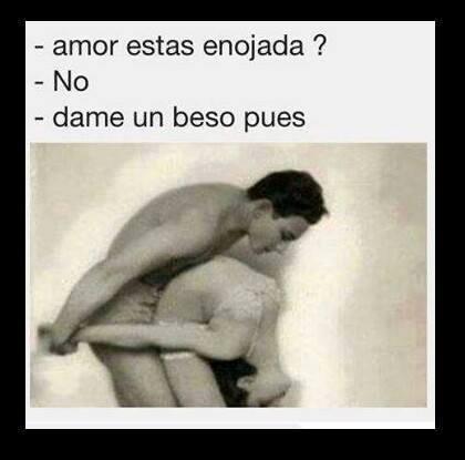 MejoresTwits's tweet photo. -¿Estás cabreada?
- No.
-¿Me das un beso?
- http://t.co/O4VIs7Ghlm