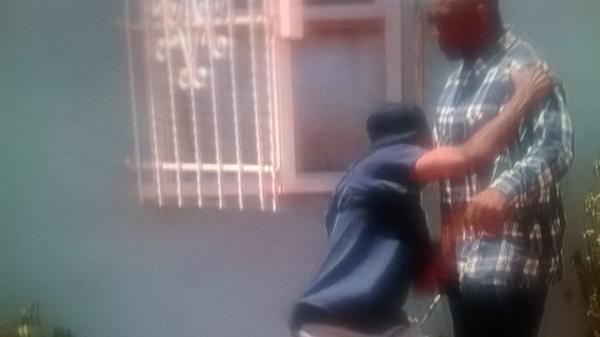 When someone tries to walk away from a slap bet