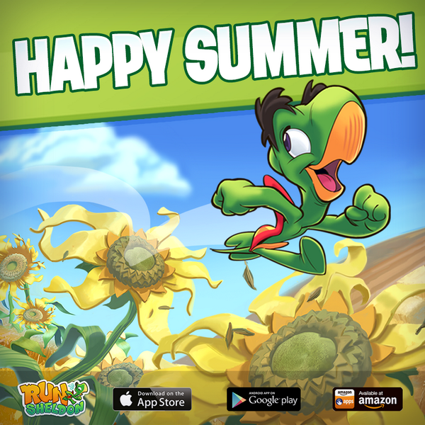 RunSheldon's tweet image. We're almost halfway through summer! We hope you're all having a great time!
#RunSheldon #NeverGiveUp #BeeSquareGames