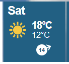 LinlithgowMusic's tweet photo. The forecast for tomorrow is looking great @peelparty http://t.co/Hr2GEug28p