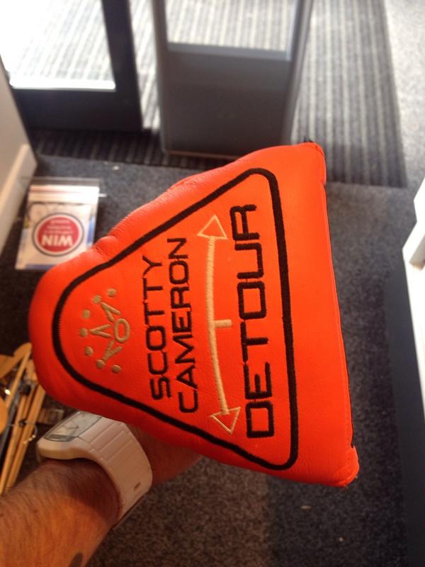 BodleCharlie's tweet photo. Cheers @Titleist for my new old putter!! Awesome!!! #gameon #onlyonedetour http://t.co/9fcFs2gjDL