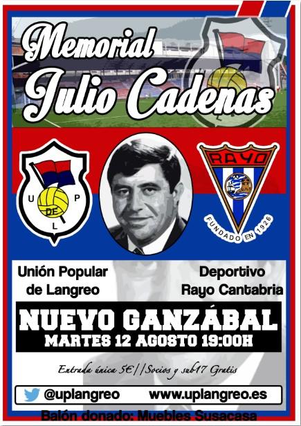 UP Langreo ⚒ (@uplangreo) on Twitter photo Este próximo martes a las 19h se celebrará el Memorial Cadenas. En esta ocasión el rival será el <a href="/Rayo_Cantabria/">Rayo Cantabria</a>. Este próximo martes a las 19h se celebrará el Memorial Cadenas. En esta ocasión el rival será el <a href="/Rayo_Cantabria/">Rayo Cantabria</a>.