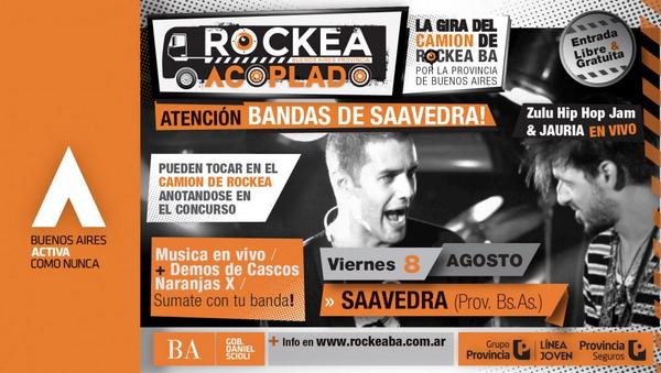 RockeaBA's tweet image. #RockeaBA El Camión llega el Viernes 8 a #Saavedra Música en Vivo con @JauriaNet y #DemosX con @CascosNaranjasX