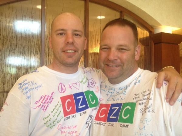 ChadHoefle's tweet photo. Comfort zone camp! http://t.co/e1GPqbRiYM