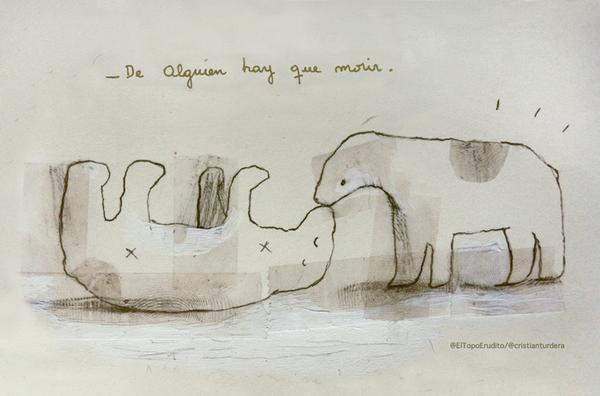 ElTopoIlustrado's tweet photo. ―De alguien hay que morir. http://t.co/T9y5pcrF0V