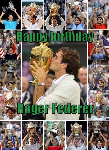 Happy 33rd birthday to the legend Roger Federer! 