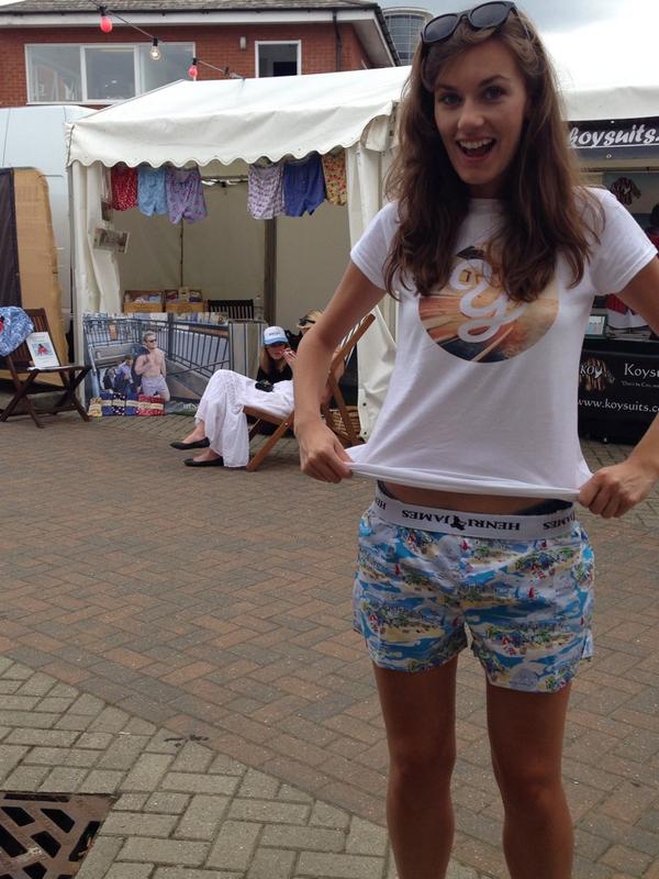 @HJBoxers Got my sailing shorts sorted #boxerchic