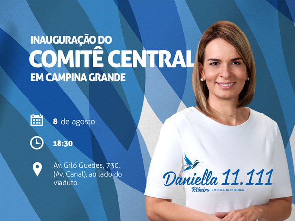 soudaniellapb's tweet photo. Alô Campina Grande!! É hoje!! Inauguração do nosso comitê Central. Vista-se de azul e chame seus amigos #PraFazerOBem http://t.co/7HwoQNBxyw