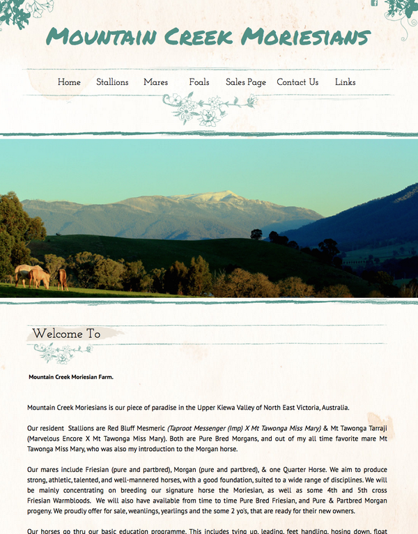 breederoo's tweet photo. Great horse breeder website design uses one of our new, responsive themes, well organized menu http://t.co/otaMYFdG6P http://t.co/i0audMAZdB