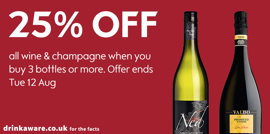 Waitrose & Partners on Twitter "Save 25 on all wine and Champagne