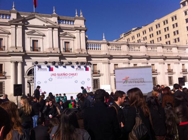 danimedel's tweet image. #yosueñochile Integra ya empezó con el día del niño