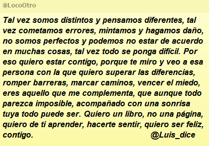 LocoOtro's tweet photo. Esto es lo que quiero contigo... http://t.co/8M8SP55zYz