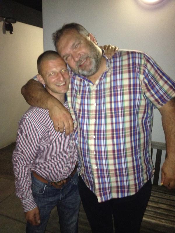 MillwallRand's tweet image. Me and razor .Top bloke