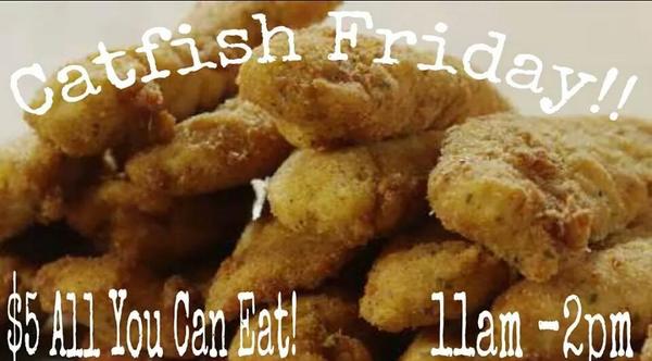 lonestarcafesa's tweet photo. Catfish Friday...Any questions?....@KENS5Roxxs @SARiverwalkFun @SA_Bcycle @TheBeat985 @SAcurrent @MySavorSA http://t.co/MiAGo6S3S4