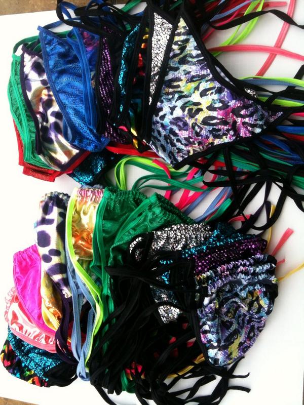 DUCHESSDETROIT's tweet photo. 35 Rio V bikinis on the way to the U.K... http://t.co/TsMB1o4m1j
